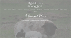 Desktop Screenshot of highfieldfarmwoodland.com